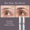 NULASTIN Eyelash Serum & Brow Serum - Lash & Brow Dual System - Eyebrow & Eyelash Enhancing Serums with Keratin & Peptides for Fuller Looking Lashes & Brows (2 Count, 0.1 Fl Oz Each) view 4