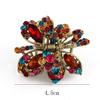 4 Pcs Retro Alloy Butterfly Hair Claw Clips Hair Clamp Elegant Rhinestone Jaw Clips Hair Clips Fashion Woman Hair Accessories view 2