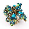 4 Pcs Retro Alloy Butterfly Hair Claw Clips Hair Clamp Elegant Rhinestone Jaw Clips Hair Clips Fashion Woman Hair Accessories view 4