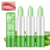 3PCS Aloe Vera Lipstick, Color Changing Lipstick,24H Long Lasting Nutritious Soothing Lip Balm,Magic Moisturizer Temperature Color Change Aloe Vera Lip Gloss Lip Care Set for Women view 1