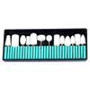 12pcs Nail Drill Bits 3/32 File Buffer Shank Bit Felt-Tipped Rotary Polishing Kit Pedicure Manicure Tools view 1
