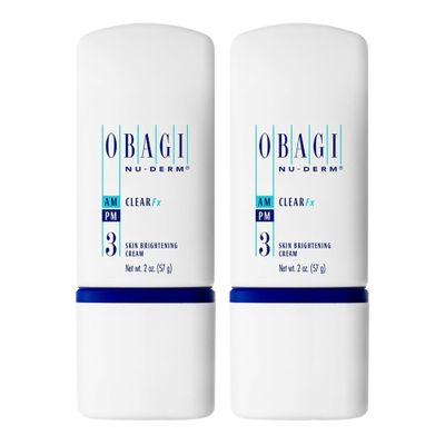 Obagi Nu-Derm Clear Fx Skin Brightening and Evening Cream with Arbutin, Vitamin C and Lactic Acid Two Pack, 2 * 2 oz