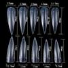 Magik 500-1000 Pcs Coffin Nail Tips Long Square French Fake False Nails Stiletto Nail Clips US (1000 Pack, Full Pointy Nail, Clear) view 2