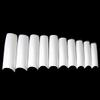 Magik 500-1000 Pcs Coffin Nail Tips Long Square French Fake False Nails Stiletto Nail Clips US (1000 Pack, Square Nail, White) view 2