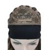 Lydell Short Straight Bob Headband Wig 3/4 wig short half Synthetic hair wig (Light Ash Brown) view 4