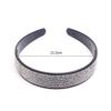 2 Pcs Shining Colorful Rhinestone Crystal Hair Band Non-Slip Teeth Full Rhinestone Plastic Headbands Hair Hoop Hair Accessories for Women (A#) view 2
