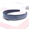 2 Pcs Shining Colorful Rhinestone Crystal Hair Band Non-Slip Teeth Full Rhinestone Plastic Headbands Hair Hoop Hair Accessories for Women (A#) view 3