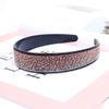 2 Pcs Shining Colorful Rhinestone Crystal Hair Band Non-Slip Teeth Full Rhinestone Plastic Headbands Hair Hoop Hair Accessories for Women (B#) view 3