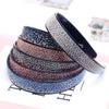 2 Pcs Shining Colorful Rhinestone Crystal Hair Band Non-Slip Teeth Full Rhinestone Plastic Headbands Hair Hoop Hair Accessories for Women (B#) view 4
