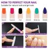 EAONE Crystal Glass Nail File with Case 3 Pack, Double-Sided Etched Fingernail Files for Natural Nails Professional Footnail Care Tool, Stocking Stuffers for Women Girls Gifts view 4
