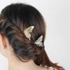 3PCS Butterfly Metal Hair Combs Hair Clip With Teeth Grip Clasp Barrettes Pins for Women Updo Vintage Accessories (B#) view 2