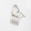 3PCS Butterfly Metal Hair Combs Hair Clip With Teeth Grip Clasp Barrettes Pins for Women Updo Vintage Accessories (B#) view 4