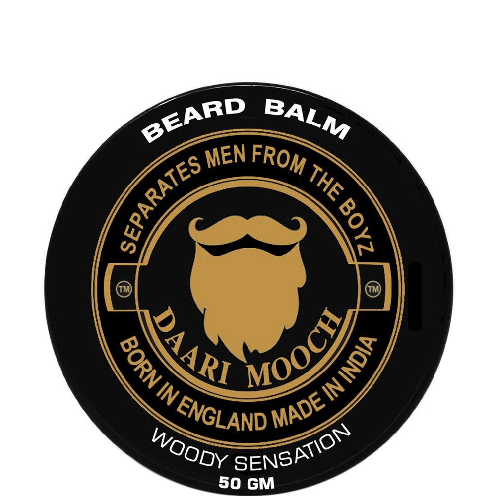 DAARIMOOCH - Beard Balm - Made With All Natural Ingredients (Woody Sensation, 50 gm)