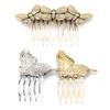 3PCS Butterfly Metal Hair Combs Hair Clip With Teeth Grip Clasp Barrettes Pins for Women Updo Vintage Accessories (A#) view 1