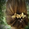 3PCS Butterfly Metal Hair Combs Hair Clip With Teeth Grip Clasp Barrettes Pins for Women Updo Vintage Accessories (A#) view 2