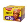 RED STOCKING WIG CAP, 200PCS Bulk Box Secures your hair, long lasting, stays in place, light, lightweight, breathable, wig comfortable (Beige) view 1