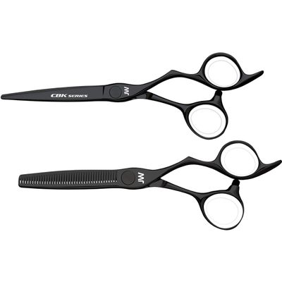 JW Shears CBK Shear & Thinner Combo - FREE Case Included (5.75")