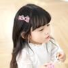 18 pcs Children Girls Bow Hair Clips Set Cartoon Rubber Hair Ring Band Hair Accessories Hair Accessories (Wine Red) view 3
