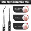 FERYES Ingrown Toenail Tools,Toenail Lifter and Toenail File Set for Ingrown Toenails Treatment - Surgical Grade Stainless Steel Under Nail Cleaner Pedicure Tools - W/Tin Storage Box view 3