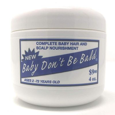Baby D;Be Bald Complete Baby Hair & Scalp Nourishment Blue, 4 Oz.
