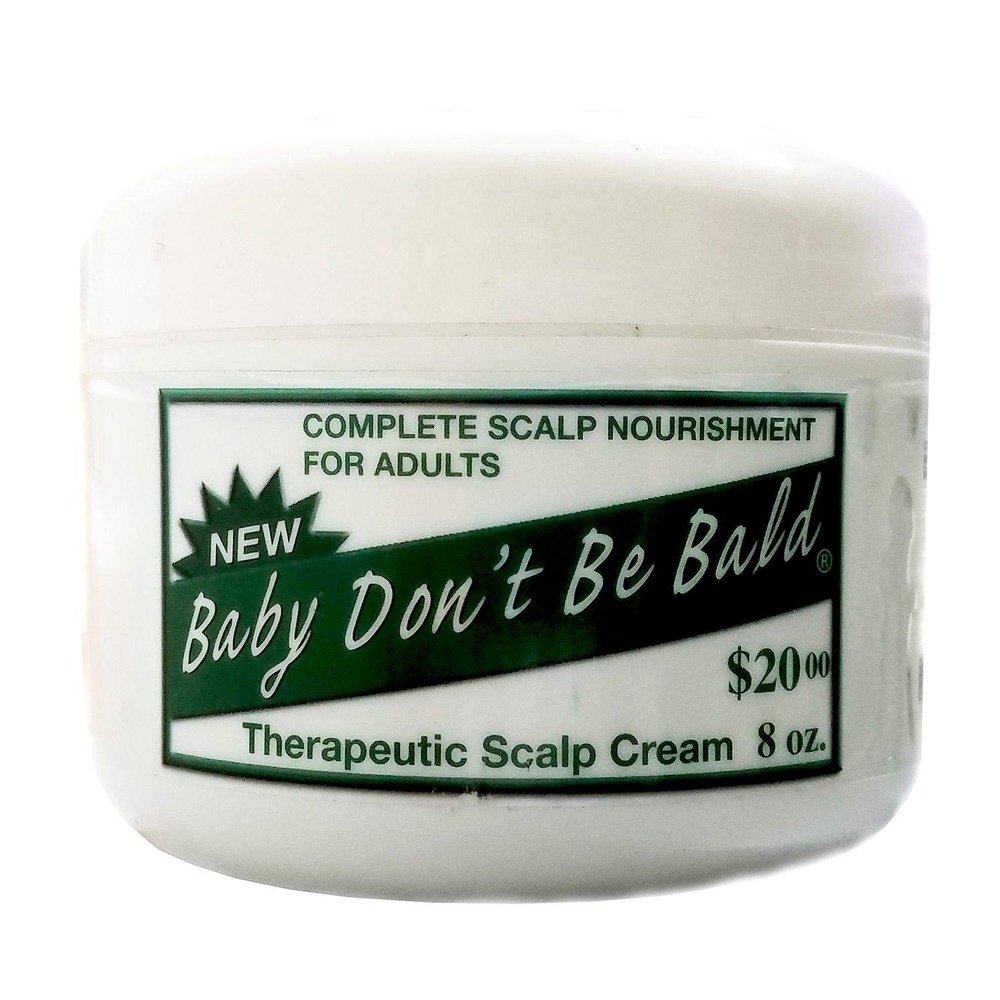 Baby D;Be Bald Complete Scalp Nourishment For Adults Therapeutic Scalp Cream, 8 Oz.