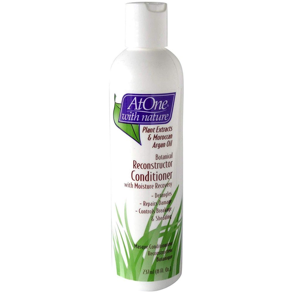 AtOne Botanical Reconstructor Conditioner With Plant Extracts & Moroccan Argan Oil, 8 Oz.