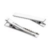 1000Pcs Iron Flat Alligator Teeth Hair Clip Blank Hair Barrette Prong Platinum for DIY Hair Accessories Making 57x8.5mm view 3