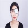 Adult/Child Breathable Adjustable Strabismus Silk Eye Patch Pad Amblyopia Corrected Single Eye Mask for Lazy Eye(Azure) view 4