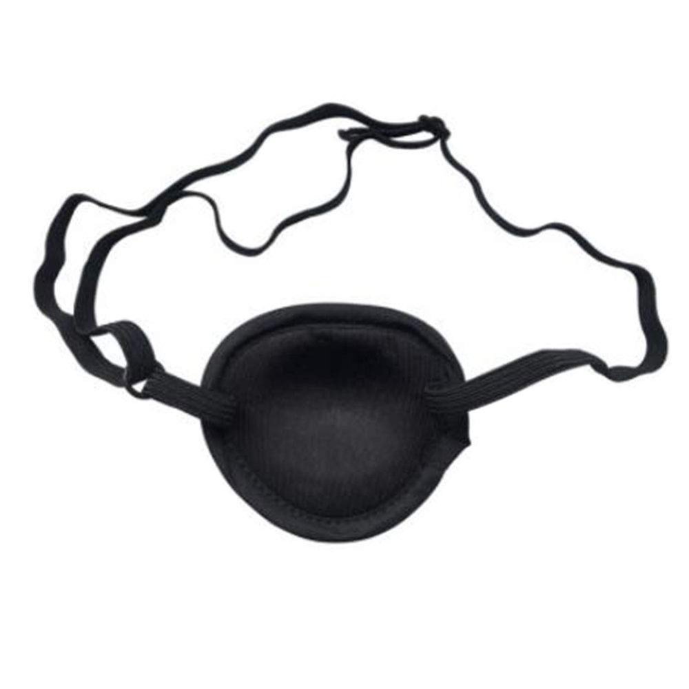 Adult/Child Breathable Adjustable Concave Strabismus Eye Patch Pad Amblyopia Corrected Single Eye Mask for Lazy Eye(L Size)