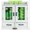 BRUBAKER Cosmetics 10-Piece Bath and Body Gift Set - Avocado -Spa Gift in Wooden Cabinet - Vintage White view 1