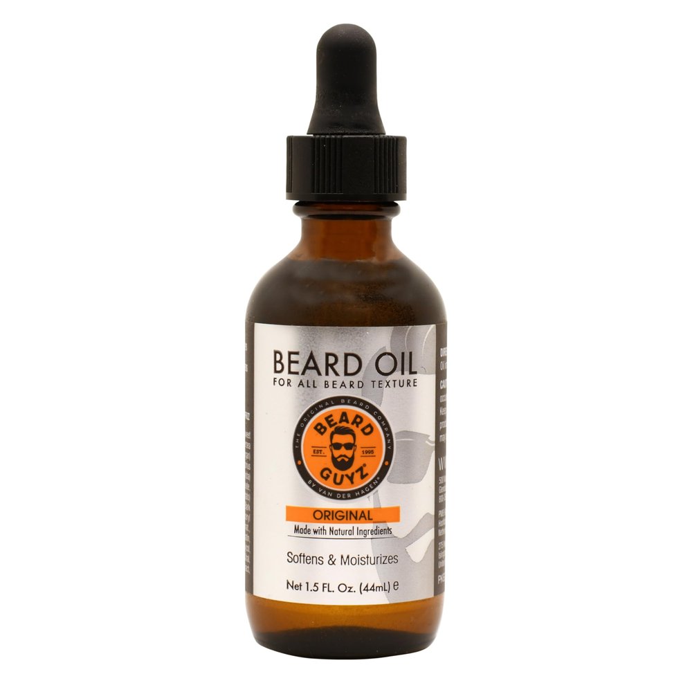 Beard Guyz Beard Oil Lightweight Beard Moisturizer & Conditioner Softens Facial Hair, Hydrates Skin Under Beard, Reduces Itch & Frizz Mens Grooming Oil, 1.5 oz