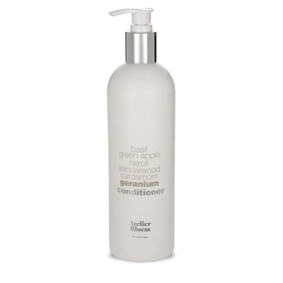 Atelier Bloem Geranium Strengthening Conditioner - Kimpton Hotel Collection - Bath & Body - Basil, Green Apple, Neroli, Sandalwood, Cardamom and Geranium - 16 oz.