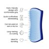 Pet Teezer De-Shedding Dog Brush for Short Hair Breeds, Small, Navy & Blue view 4