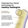 Pet Teezer Detangling Dog Brush for Light Shedding, Small, Lilac & Yellow view 2