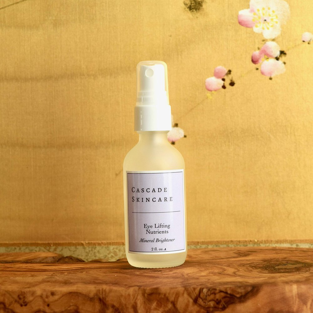 EYE LIFTING NUTRIENTS MINERAL BRIGHTENER is water-based, unscented & hypoallergenic