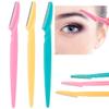 AKOAK Safety Shaver for Women's Faces and Eyebrows, for Facial Hair Removal, Eyebrow Shaping and Other Cosmetic Tools, Portable, Pack of 3 view 1