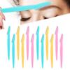 AKOAK Safety Shaver for Women's Faces and Eyebrows, for Facial Hair Removal, Eyebrow Shaping and Other Cosmetic Tools, Portable, Pack of 3 view 2
