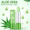 3PCS Aloe Vera Lipstick,Long Lasting Nutritious Color Changing Lip Balm,Natural Moisturizer Magic Temperature Color Change Lip Gloss,Green view 4