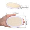 18 Packs Exfoliating Loofah Sponge Pads Facial Body Bath Shower Loofah Sponge Pad Natural Exfoliating Scrubber Brush for Men Women view 2