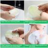 18 Packs Exfoliating Loofah Sponge Pads Facial Body Bath Shower Loofah Sponge Pad Natural Exfoliating Scrubber Brush for Men Women view 4