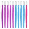 10pcs Rubber Nail Cuticle Pusher Tipped Plastic Handle Nail Art Tool Nail Acrylic Cuticle Pusher Cleaner (Random Color) view 1