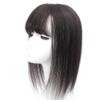 10" 14" Black Brown Human Hair Topper Wig for Women 1313 Lace Base with Clip in Hair Toupee Remy Hair Piece Natural Color,B/10inches view 1