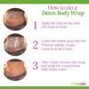 Brazilian Belle Detox Clay Body Wraps for Body Firming & Skin Tightening  Anti-Cellulite Stomach Wraps with Bentonite Clay & Aloe Vera  Complete Firming Cream Skincare Kit with up to 12 Applications view 4