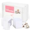 1000 PCS Thin Makeup Facial Cotton Pads, Square Facial Lips Eyes Makeup Remover Pads, Nails Polish Remover Cotton Pads, Non-Woven, Soft, Lint Free view 2