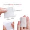 1000 PCS Thin Makeup Facial Cotton Pads, Square Facial Lips Eyes Makeup Remover Pads, Nails Polish Remover Cotton Pads, Non-Woven, Soft, Lint Free view 3
