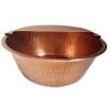 Portable Pure Copper Foot Wash Spa Beauty Salon Massage Pedicure Bowl Pedi Tub Toes Care Body Soothing Feet Pain Disorder Fatigue Healing Treatment Relaxation + Footrest view 2