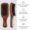 Diane Reinforced Boar Bristle Curved Club Wave Brush for Men and Barbers  Medium Bristles for Thick and Curly Hair  Use for Detangling, Smoothing, Wave Styles, Restore Shine and Texture view 2