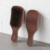 Diane Reinforced Boar Bristle Curved Club Wave Brush for Men and Barbers  Medium Bristles for Thick and Curly Hair  Use for Detangling, Smoothing, Wave Styles, Restore Shine and Texture view 3