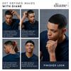 Diane Reinforced Boar Bristle Curved Club Wave Brush for Men and Barbers  Medium Bristles for Thick and Curly Hair  Use for Detangling, Smoothing, Wave Styles, Restore Shine and Texture view 4