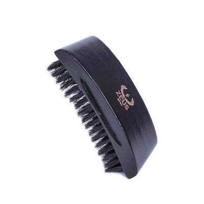 ZEUS Premium Hair Brush, Men's Grooming Beard & Hair Brush, Beech Wood & 100% Boar Bristle (Palm Brush)